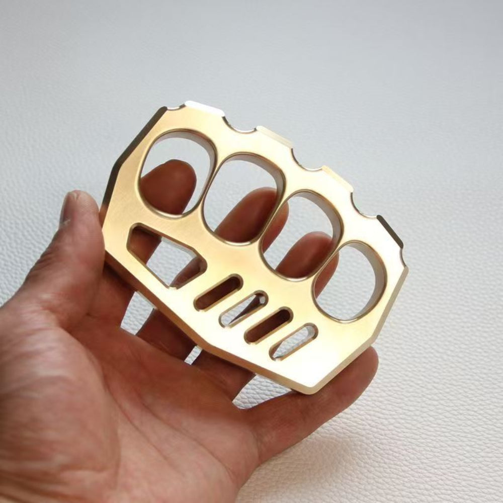 Stainless Steel Four-Finger Knuckle Duster | EDC Self-Defense Tool