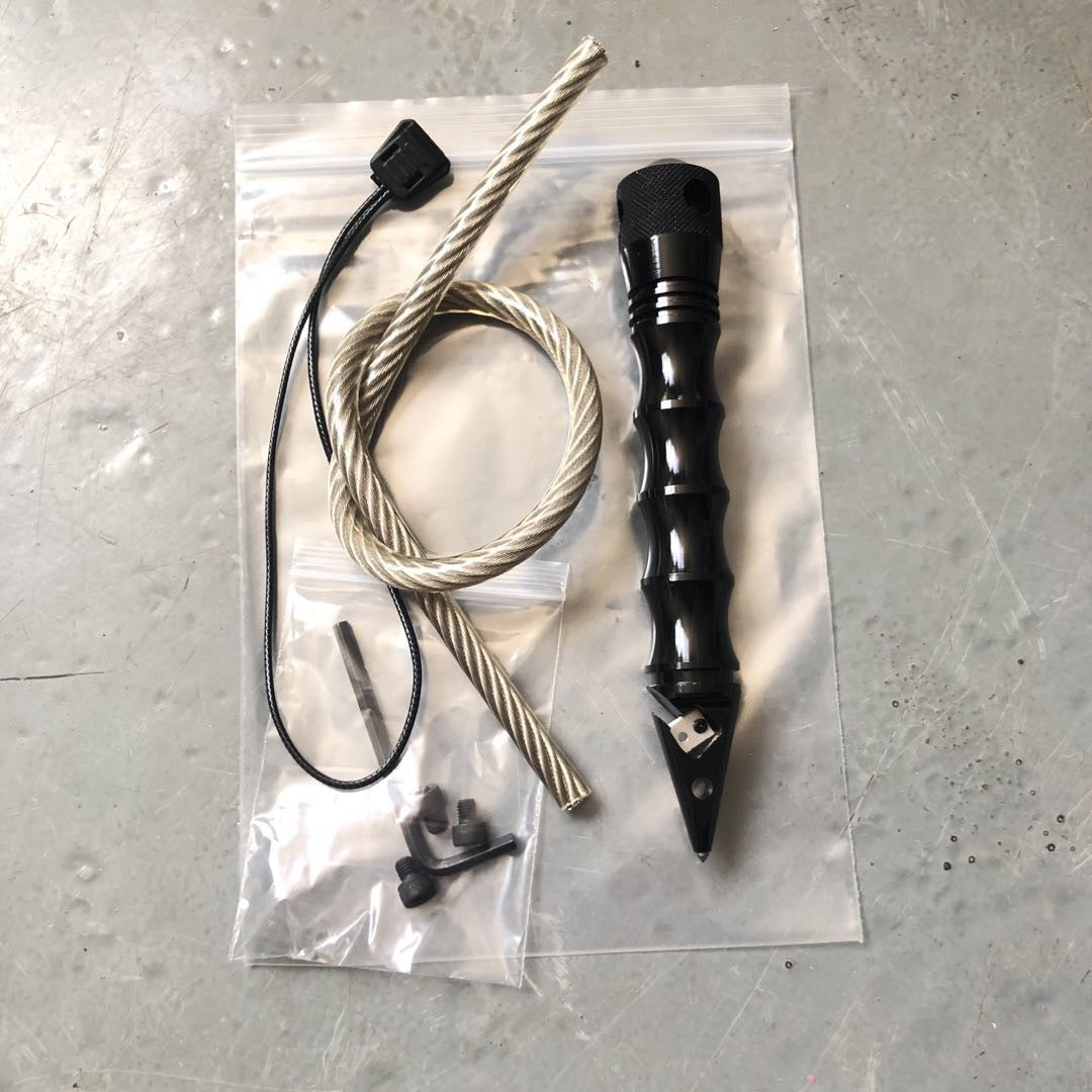 New Steel Wire Tactical Whip-EDC Tool