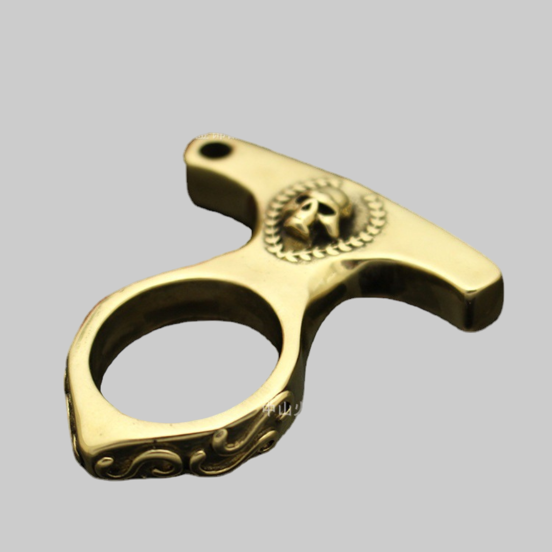Brass Knuckles Keychain