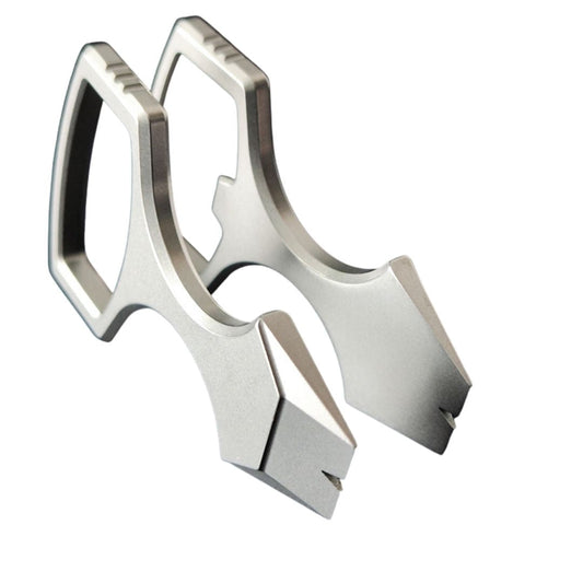 Titanium Alloy EDC Multi-Function Self-Defense Knuckle - Keychain - Bottle Opener
