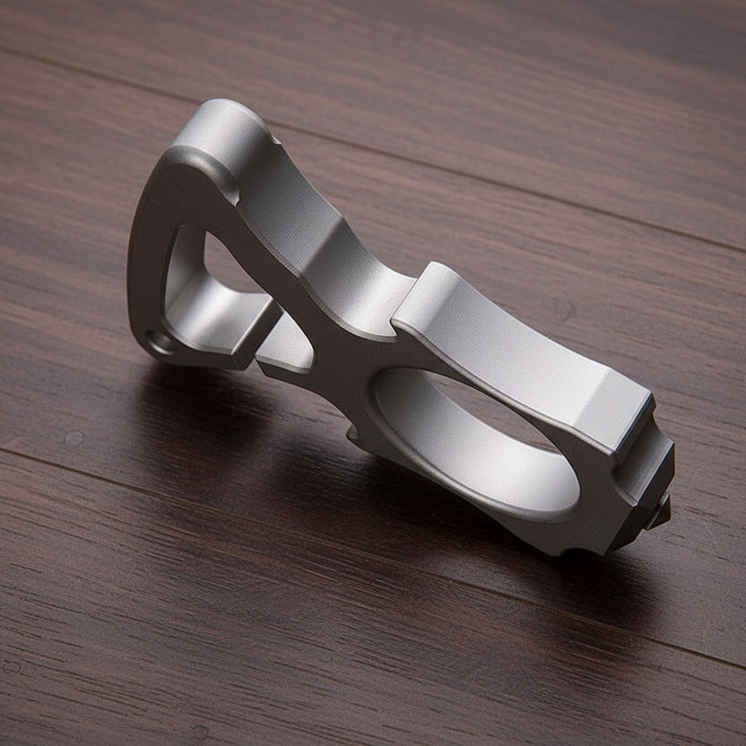 Full Stainless Steel Single Finger Knuckle Duster