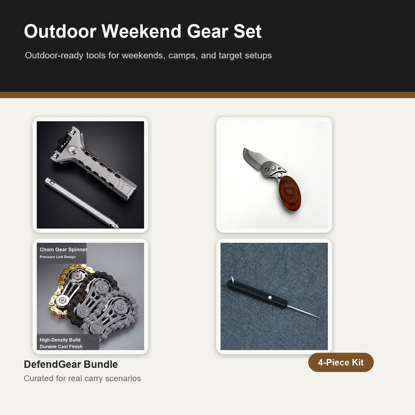 Outdoor Weekend Gear Set bundle