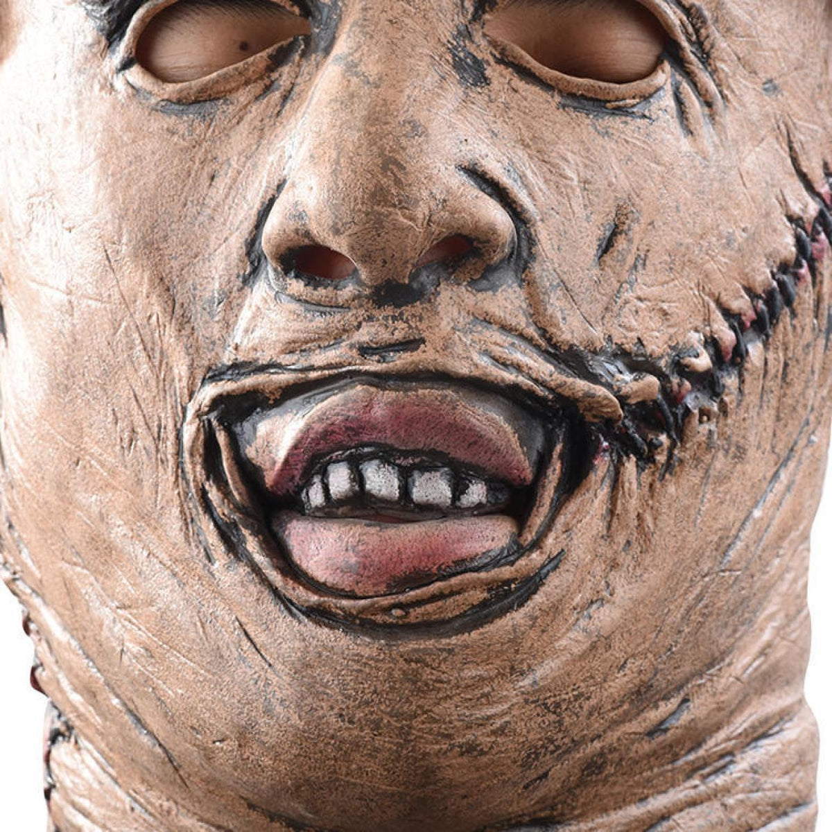 Scarred Butcher Horror Full-Head Mask view 4
