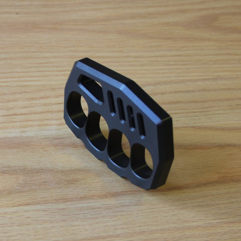 Self Defense Knuckle Rings Black Aluminium Alloy Light - EDC Gadgets