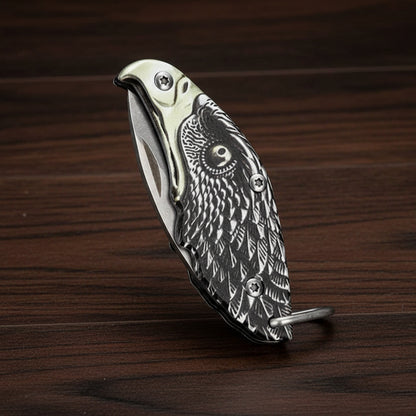 Mini Eagle EDC Folding Tool Pendant – D2 Steel Pocket Accessory