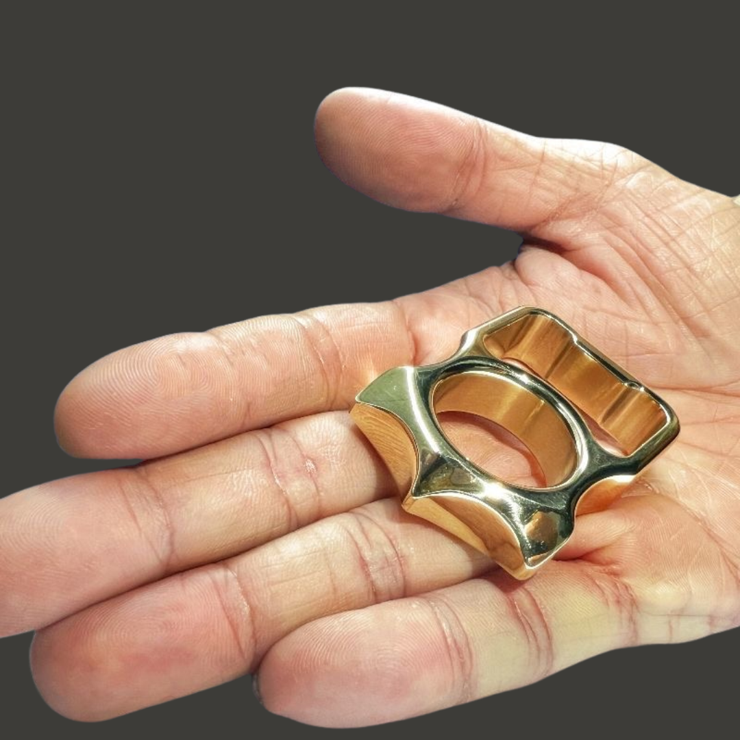 EDC Brass Knuckle Bottle Opener
