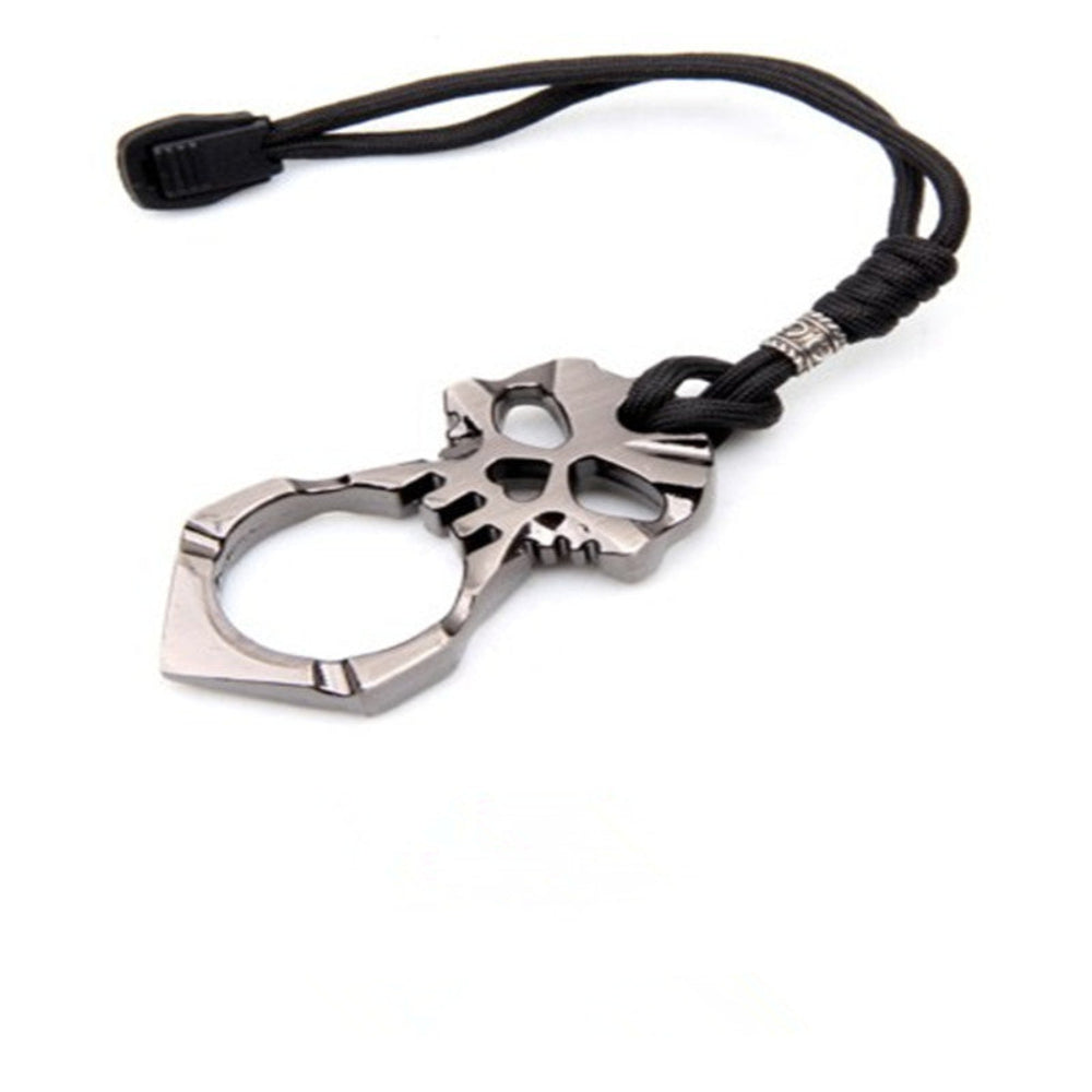 EDC Self-defense Skull Stainless Steel Keychain