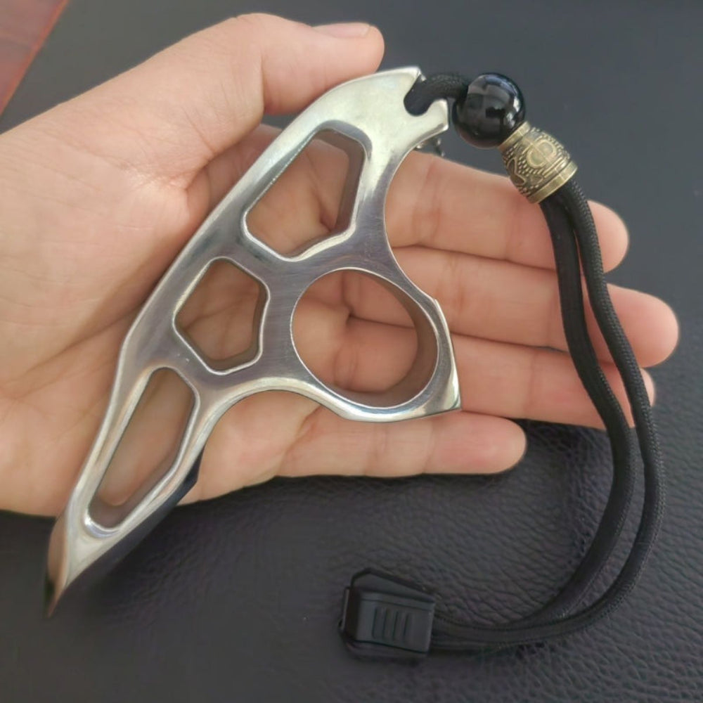 2025 Thickened Stainless Steel Brass Knuckles EDC Self-Defense Tool