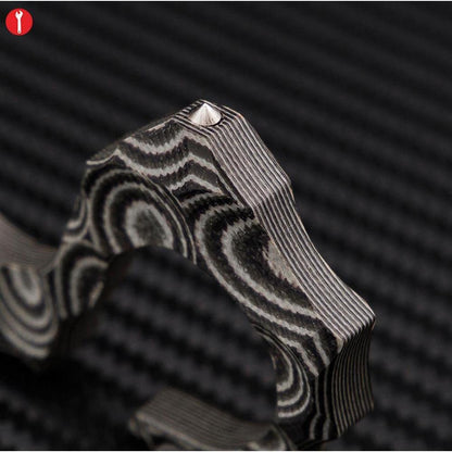 2019 Ultra-light G10 Material Seahorse Three Finger Spiked Brass Knuckles