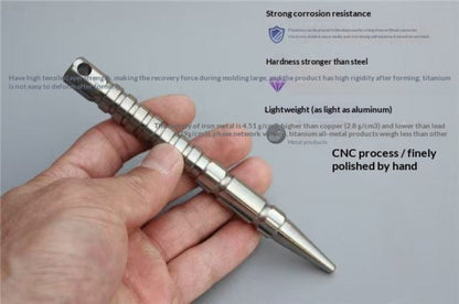 TC4 Titanium Tactical Baton for EDC Self-Defense