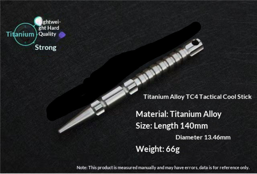TC4 Titanium Tactical Baton for EDC Self-Defense