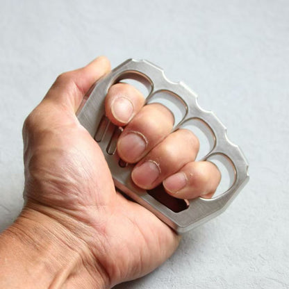 Stainless Steel Four-Finger Knuckle Duster | EDC Self-Defense Tool