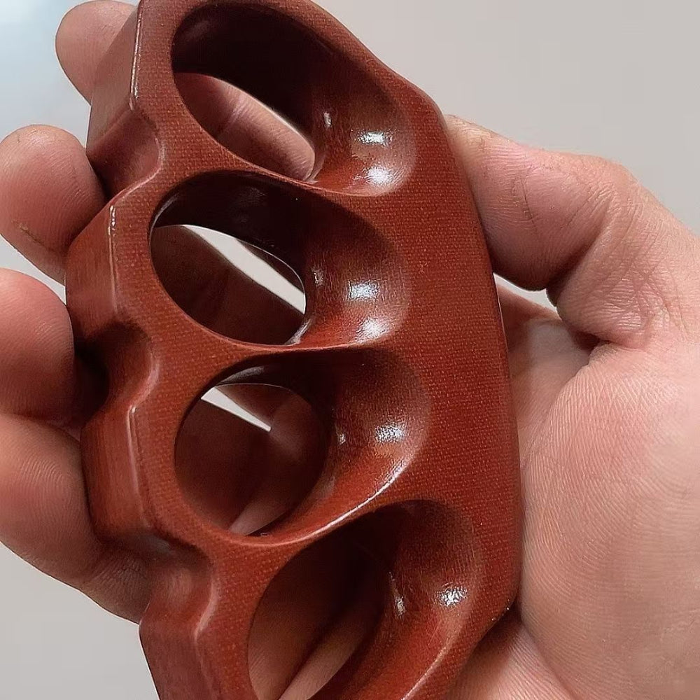 Smooth Polished EDC Self-Defense Tool-Bakelite Knuckle Duster