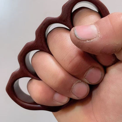 Smooth Polished EDC Self-Defense Tool-Bakelite Knuckle Duster