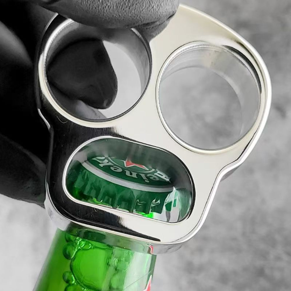 301 Stainless Steel Skull Bottle Opener - Heavy Duty EDC Multi-Tool