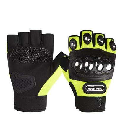 Half Finger Steel Knuckles Gloves