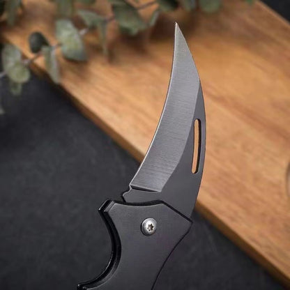 Mini Folding EDC Utility Knife | Stainless Steel Keychain Scalpel