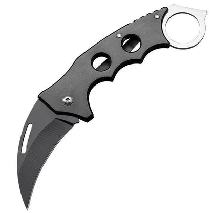 Mini Stainless Steel Folding EDC Utility Knife on Keychain, Portable Pocket Scalpel Tool