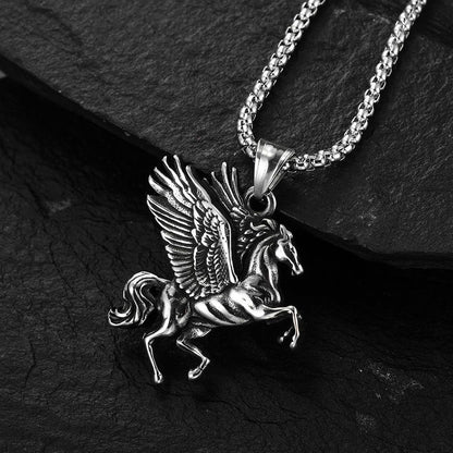 Pegasus Wing Necklace Greek Myth Unisex Pendant Only $9.9