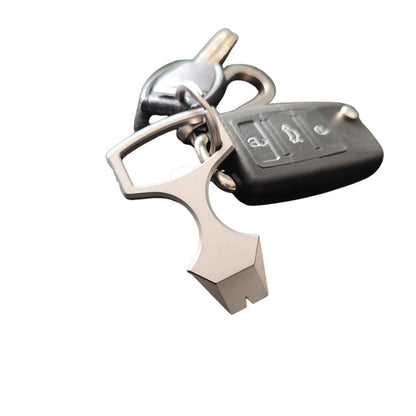 Titanium Alloy EDC Multi-Function Self-Defense Knuckle - Keychain - Bottle Opener