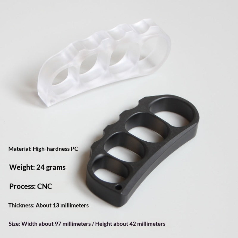 2025 New Pea Pod PC Plastic Knuckles – Lightweight EDC Self Defense Tool
