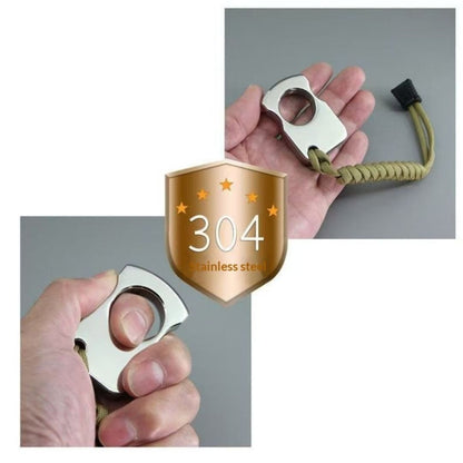 304 Stainless Steel Single-Finger EDC Tool for Women – Compact Design