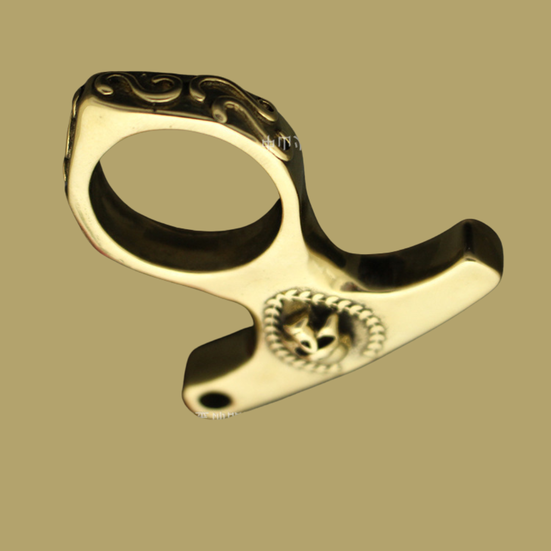 Brass Knuckles Keychain