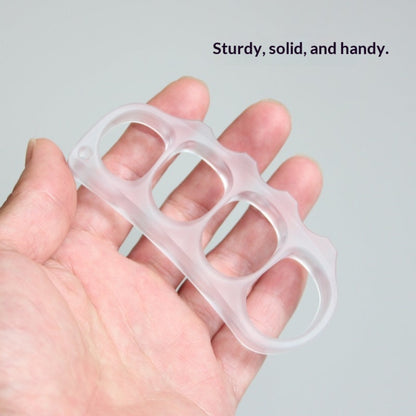 2025 New Pea Pod PC Plastic Knuckles – Lightweight EDC Self Defense Tool