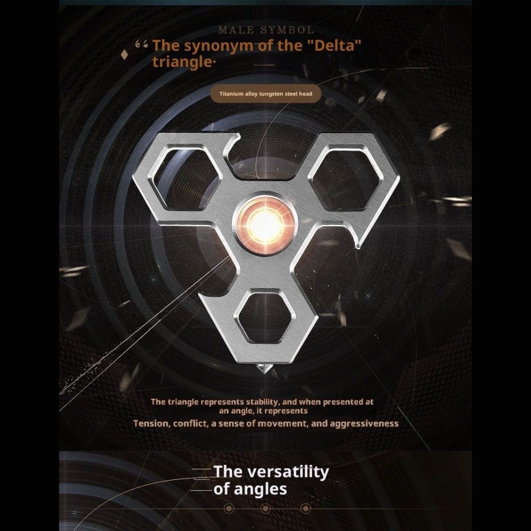 2019 Newest Self-Defense EDC Multi-Tool - TC4 Titanium Stinger, Bottle Opener & More