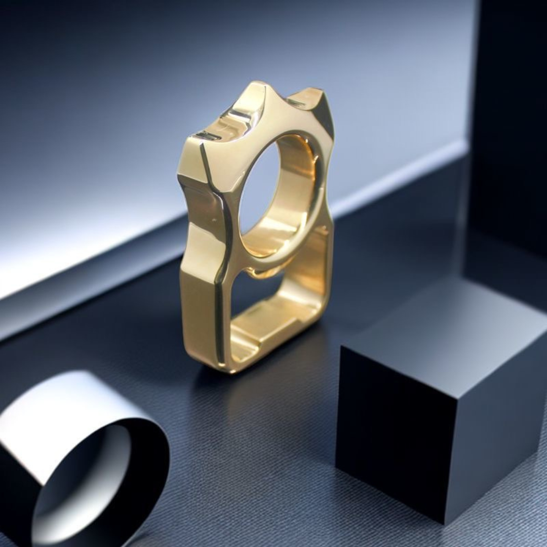 EDC Brass Knuckle Bottle Opener