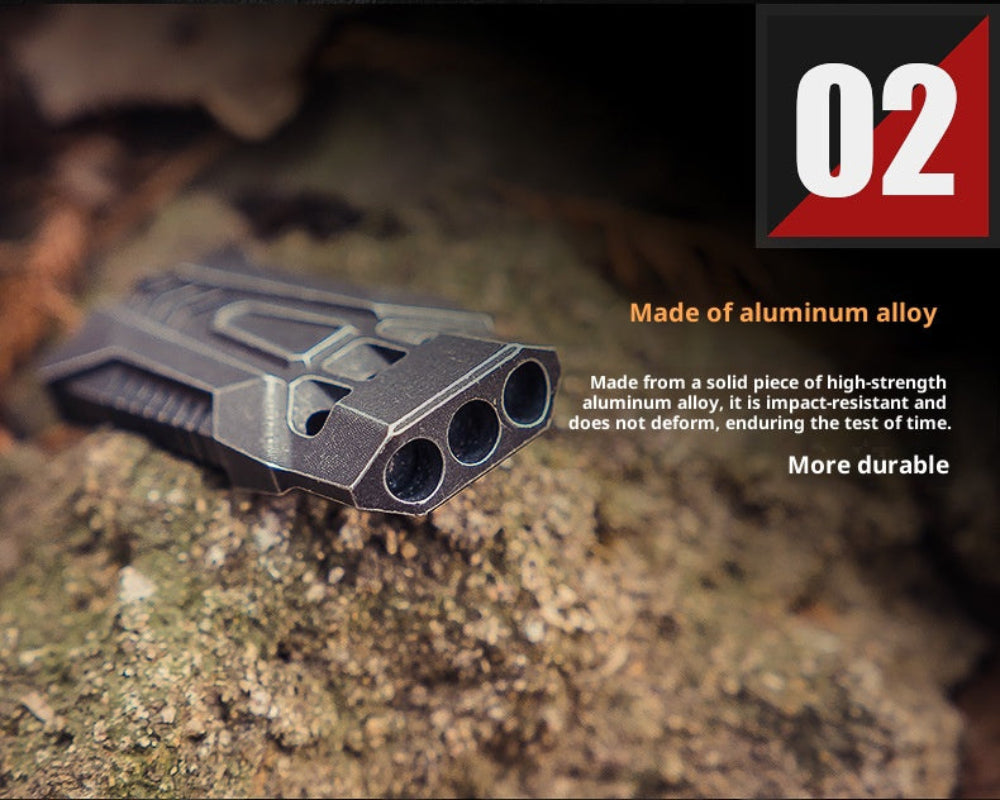 Outdoor Survival EDC Emergency Whistle - Full T6 Aluminium