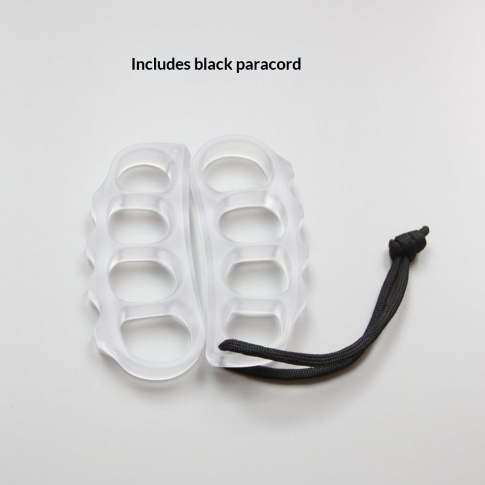 2025 New Pea Pod PC Plastic Knuckles – Lightweight EDC Self Defense Tool