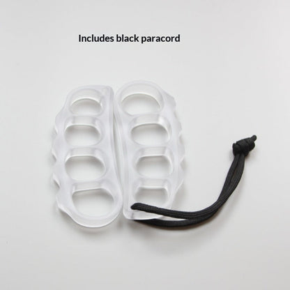 2025 New Pea Pod PC Plastic Knuckles – Lightweight EDC Self Defense Tool