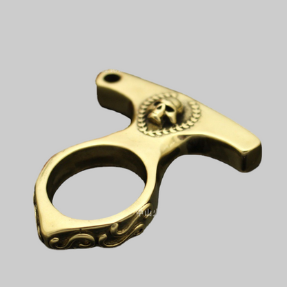 Brass Knuckles Keychain