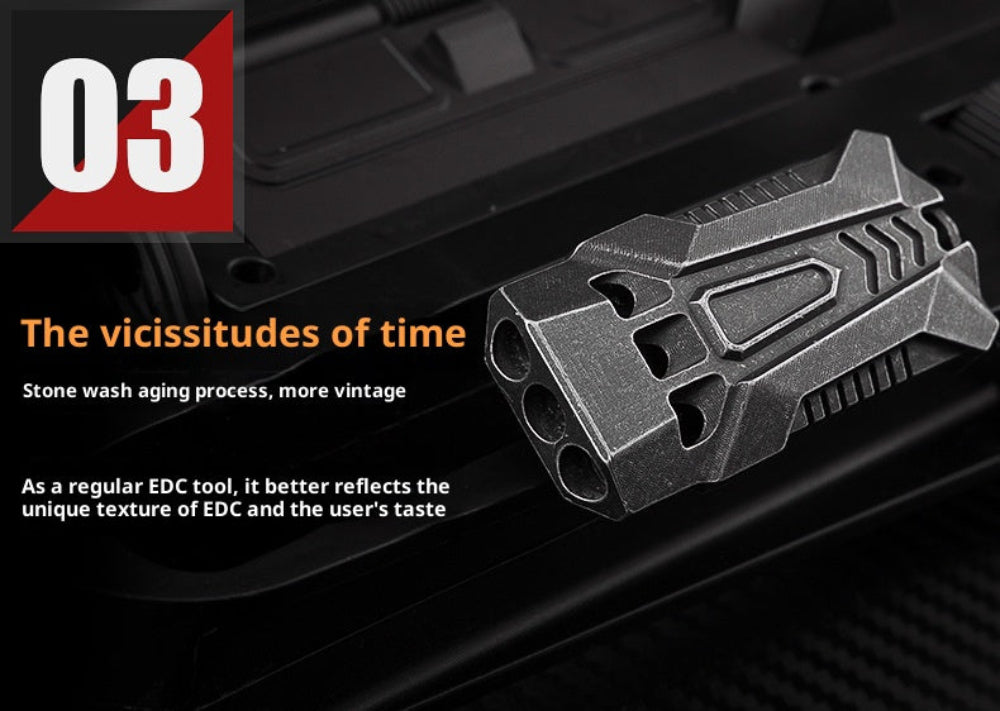 Outdoor Survival EDC Emergency Whistle - Full T6 Aluminium