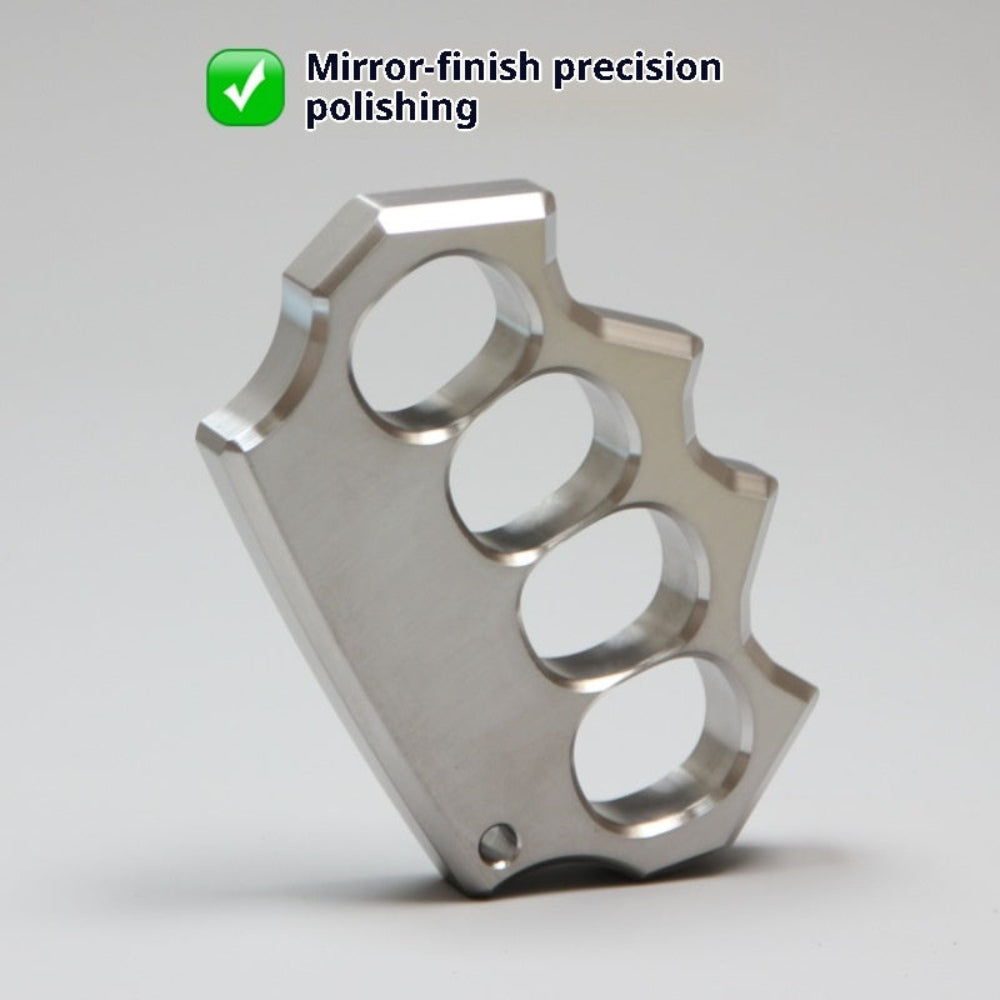 440C Stainless Steel Brass Knuckles - Self Defense Tool, Concealed, Comfortable Grip