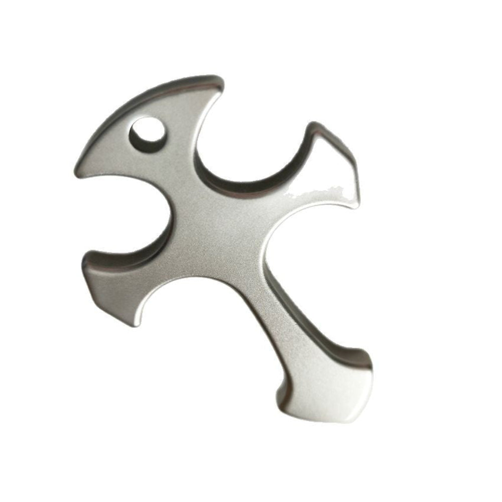 Zinc Alloy Self-Defense Necklace - Stylish & Practical EDC Tool