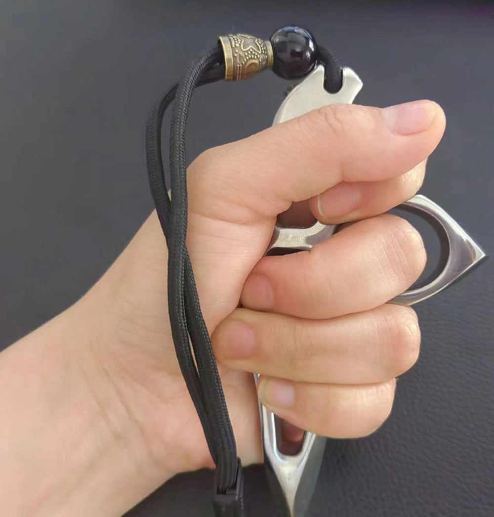 2025 Thickened Stainless Steel Brass Knuckles EDC Self-Defense Tool