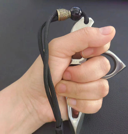 2025 Thickened Stainless Steel Brass Knuckles EDC Self-Defense Tool