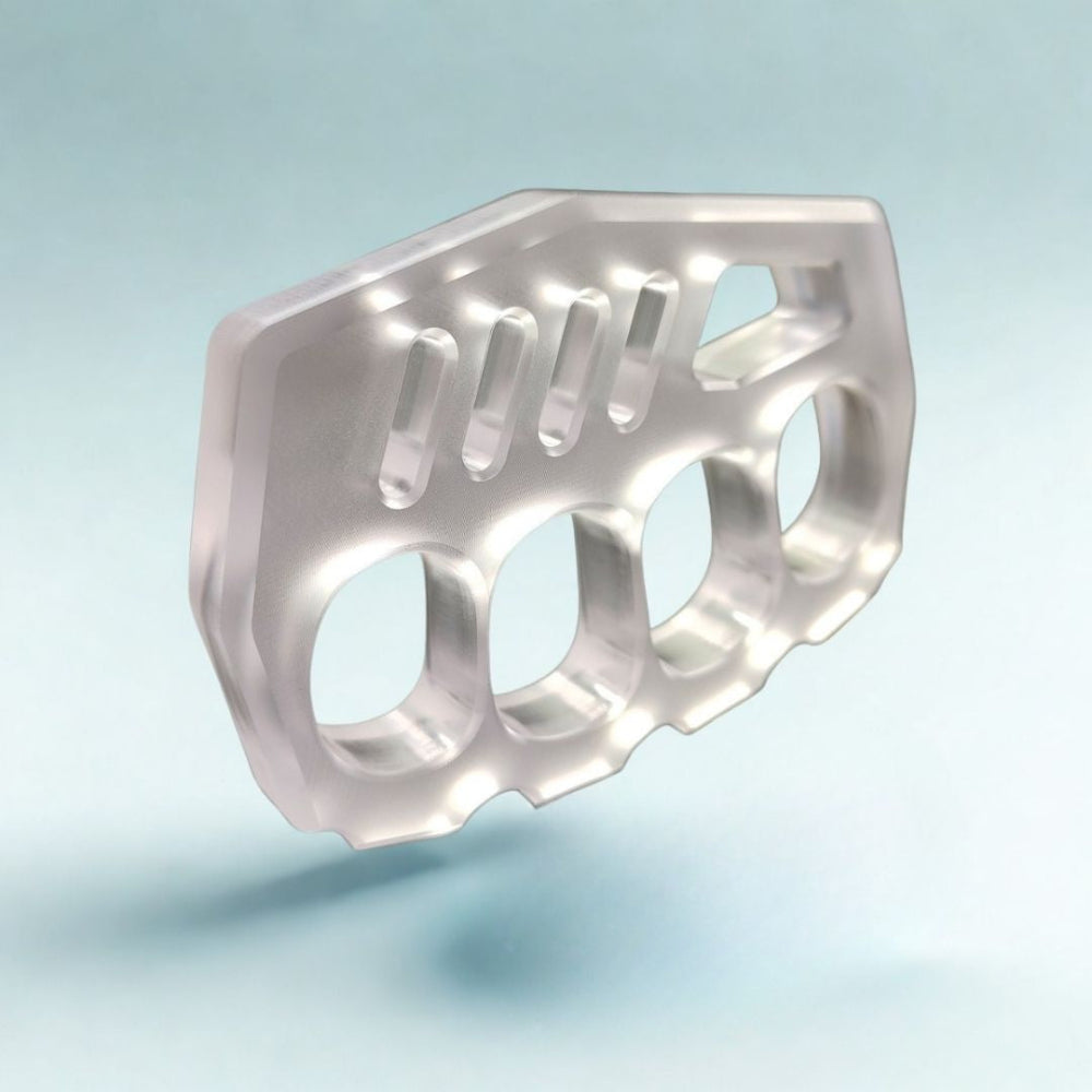 Lightweight EDC Safety Tool- NoMetal PC Plastic Knuckles