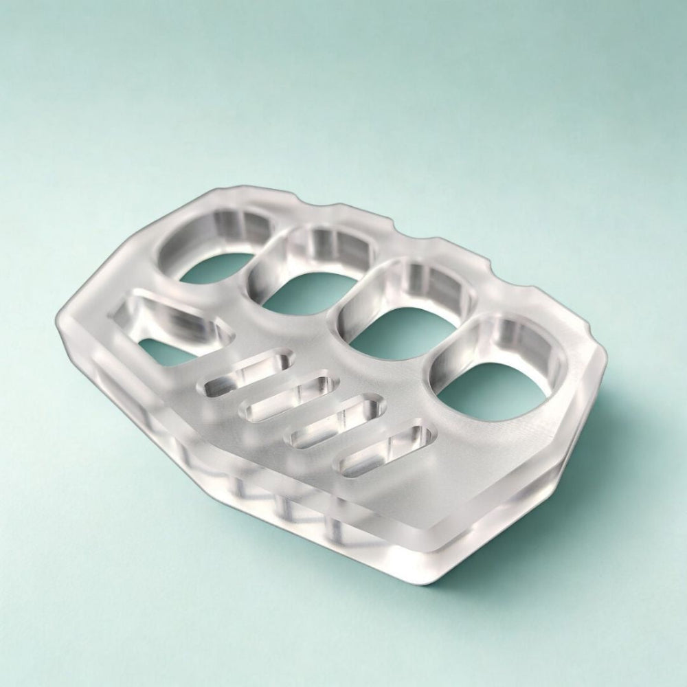 Lightweight EDC Safety Tool- NoMetal PC Plastic Knuckles