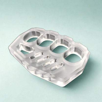 Lightweight EDC Safety Tool- NoMetal PC Plastic Knuckles