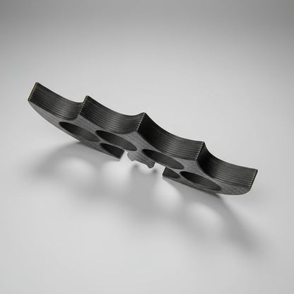 Batman Design Carbon Fiber Brass Knuckles - Lightweight, Durable & Security-Friendly