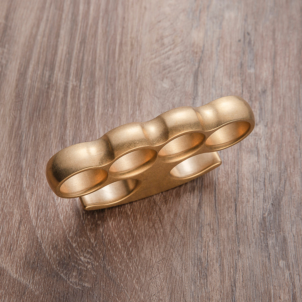 Old American Style Classic Brass Knuckles - Cakra EDC Gadgets