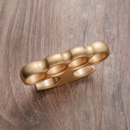 Old American Style Classic Brass Knuckles - Cakra EDC Gadgets