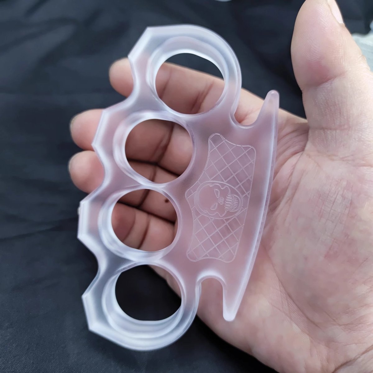 2024 New Clear Plastic Brass Knuckles