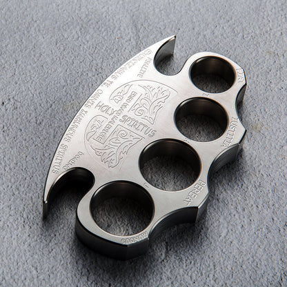 2024 New CNC Process Full Stainless Steel Constantine Holy Spiritus Brass Knuckles Paper Weight