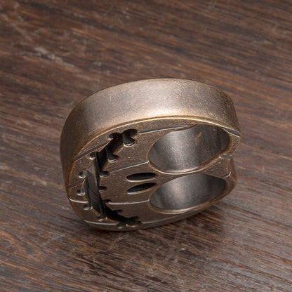 Big Pumpkin Antique Finish EDC Brass Knuckles