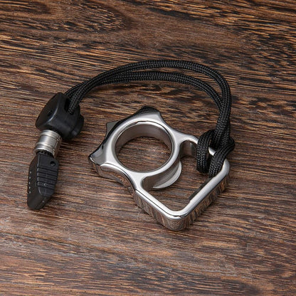 2023 New Full 304 Stainless Steel EDC Knuckle Single Finger