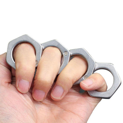 Multi-Purpose EDC Self-Defense Brass Knuckles - Transformable Design